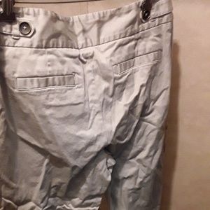 Khaki capris